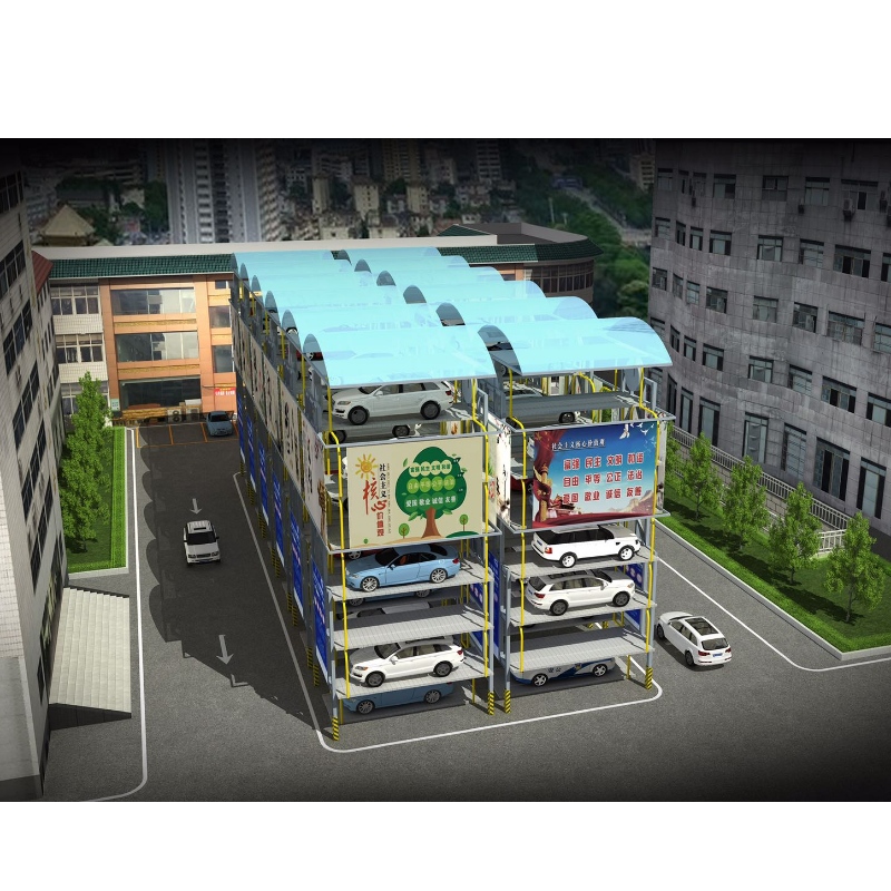 China Carousel smart parking equipment building exterior de circulación vertical fabricante de sistema de estacionamiento giratorio