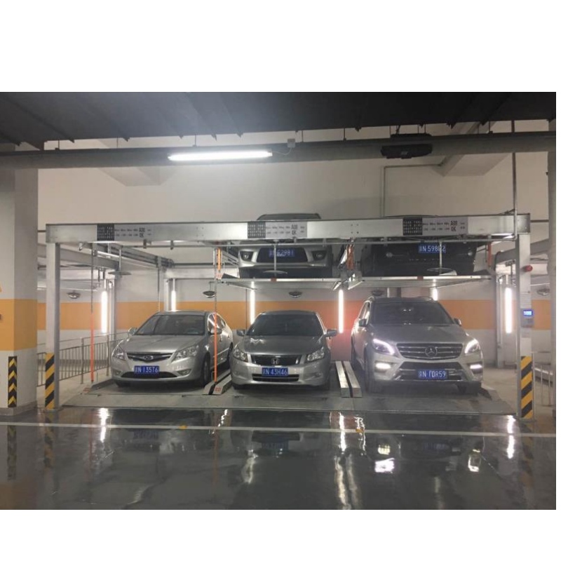 Sistema de estacionamiento de automóviles de rompecabezas de dos capas fabricante inteligente de equipos de elevación de estacionamiento de automóviles