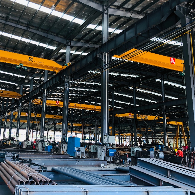 China Steel Structure Structure Plant Framework Commercial Office, Structural Steel Bastion prefabricated Construction with Map